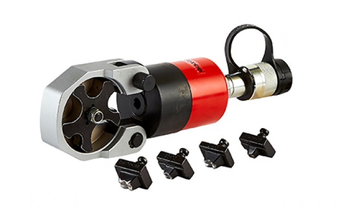 پرس کابلشو دستی (مکانیکی) هیدرولیکی 700 بار فشارقوی پمپ جدا با توان 60 تن مدل CH-Range ساخت هایفورس انگلستان