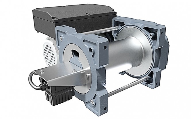 وینچ کشنده برقی الکتریکی با ظرفیت 500 کیلوگرم مدل TRBoxter INOX stainless steel version 500 kg ساخت هوچز فرانسه